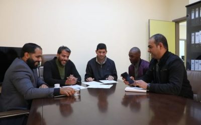 اجتماع تنسيقي بين المسجل العام ومركز المعلومات لبحث آلية التنسيب الإلكتروني