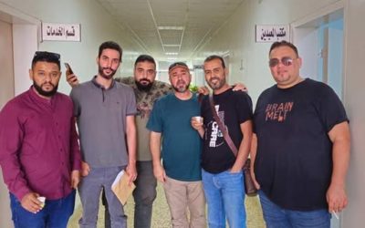 فريق المركز يزور مدينة المرج لصيانة الأجهزة وتركيب الشبكات