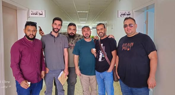 فريق المركز يزور مدينة المرج لصيانة الأجهزة وتركيب الشبكات