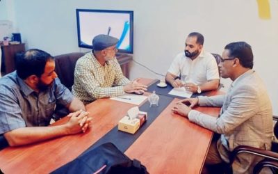 اجتماع مهم بمركز المعلومات والتوثيق لتجهيز ملف جودة كلية الآداب والعلوم فرع الأبيار