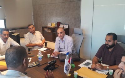 الكاتب العام يبحث مشروع الربط الإلكتروني بين الإدارات لتطوير الإجراءات الإدارية والمالية